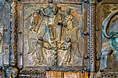 Verona, Cattedrale di San Zeno, formelle bronzee del portone, dei secoli XI e XII. 
